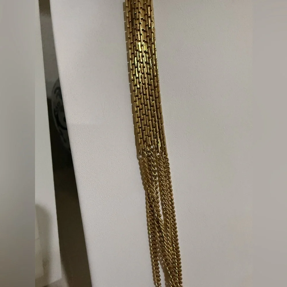 Vintage Multi-strand Monet Gold Necklace